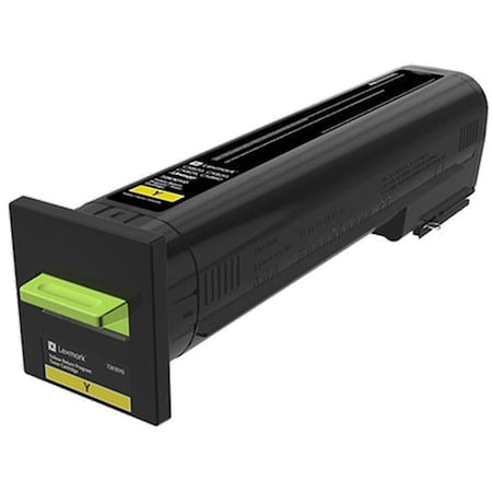 Lexmark Lexmark Yellow Return Program Toner Cartridge, TAA Compliant, Yield: 8000 Pages 72K00YG